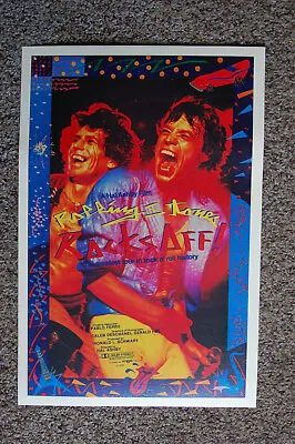 Rolling Stones Concert Movie Poster Rocks Off 1982-- • $4.25