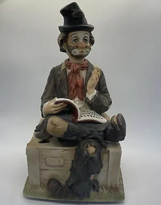 Melody In Motion Porcelain - Willie The Whistler - Hobo Clown - Parts Or Repair • $29.99