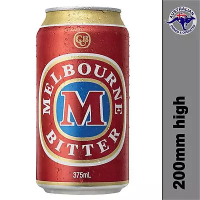 Melbourne Bitter BEER 4x4 Mancave (200mm High Esky Fridge BOAT CAR Decal STICKER • $5.95