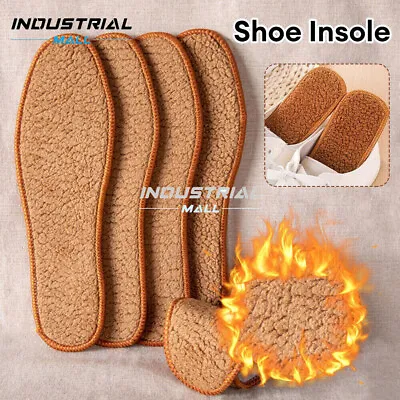 1 Pair Men Women Warm Winter Insoles Real Fur Wool Insoles Warm Soft Insole Pads • $6.99