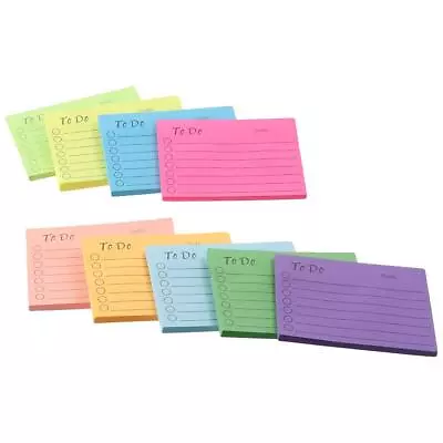 To Do List Sticky Notes Planner Memo Pad 9 Pack Office Supplies  Home • $19.24