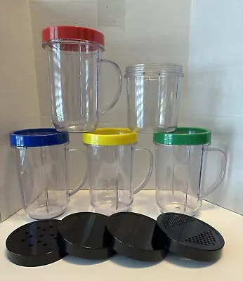 Magic Bullet Blender Replacement Parts Cups Lids  Color Rims & Covers • $18