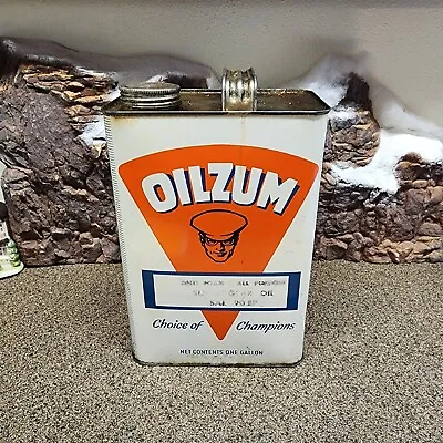 $99.99 • Buy The Iconic Oswald The Chauffeur One Gallon Oilzum Motor Oil Can Open Can