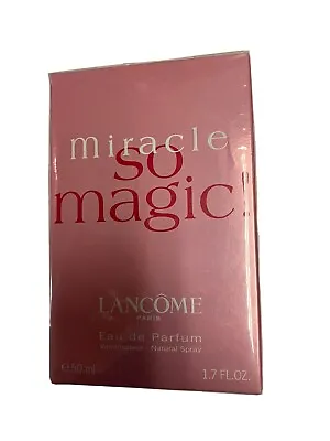 LANCOME MIRACLE SO MAGIC Women Perfume 1.7oz-50 ML EDP Spray DISCONTINUED • $129.99