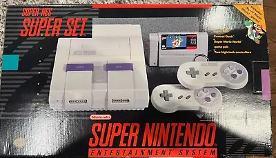 Super Nintendo Entertainment System Complete In Box  • $85