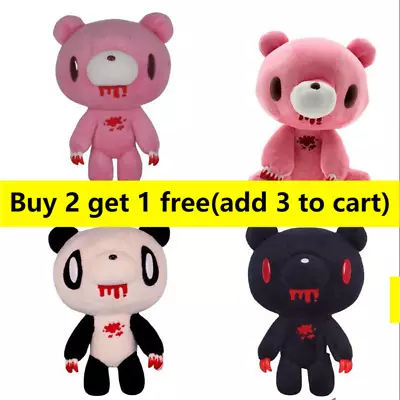 £3.69 • Buy Gloomy Gloomy Bears Plush Toy Bloodthirsty Pink Bear Soft Stuffed Pillow Doll UK