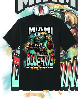 Miami Dolphins Attack Shirt  Sizes!! Youth-6XL • $9.99