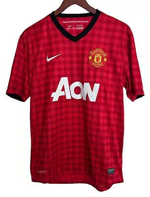 Men's Nike Dri-Fit 2012-2013 Manchester United Home Jersey Red Medium 479278-623 • $43.99