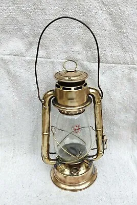 1930 Vintage Dietz Junior Cold Blast Brass Lantern USA Lighting Collectible LN10 • $229.99