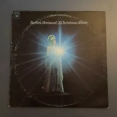 VINTAGE BARBARA STREISAND A CHRISTMAS ALBUM 1967 VINYL Album RECORD 12” • $14.99