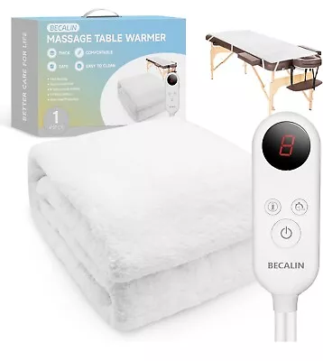 Massage Table Warmer Heating Pad Professional SPA Massage Bed Warmer With 8 T... • $45.99