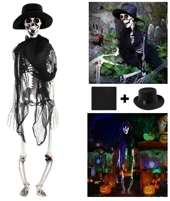 90cm Halloween Skeleton Halloween Skeletons Life Size Skeleton • $21.46