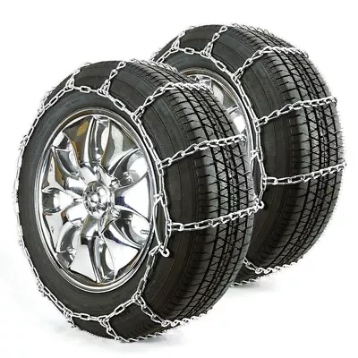 Titan Passenger Link Tire Chains Snow Or Ice Covered Road 5mm 235/75-15 • $217.04