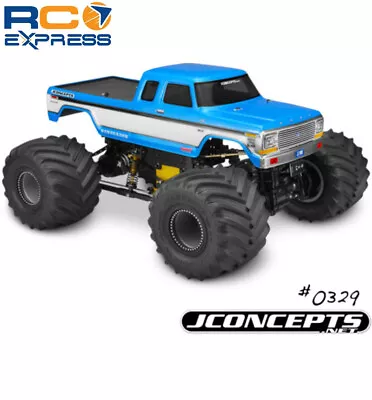 JConcepts 1979 Ford F-250 Supercab Monster Truck Body Clear JCO0329 • $46.77