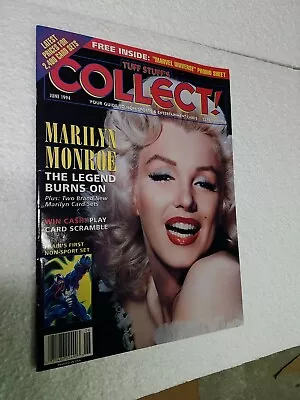 Tuff Stuffs Collect June 1994 Marilyn Monroe W/PROMO SHEET • $79