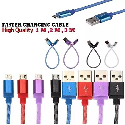 Micro USB Cable Fast Charging Charger Cable Cord Phones For SamsungMotorola • $12.49