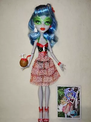 Monster High Ghoulia Yelps - Skull Shores. TOTALLY COMPLETE ZOMBIE FOR DISPLAY! • $29.54