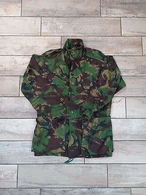 Vintage Army Jacket Woodland Camouflage Military Combat Smock Jacket Camo Medium • £24.99