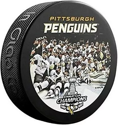 $9.77 • Buy Pittsburgh Penguins 2016 NHL Stanley Cup Champions Celebration Photo Hockey Puck