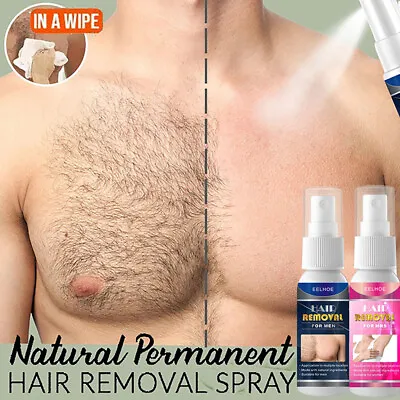 $2.99 • Buy 100% Natural Permanent Hair Removal Spray Stop Hair Growth Inhibitor Remover