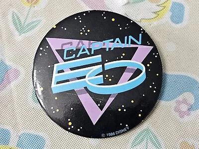 Disney Vintage 1986 Captain EO Michael Jackson Pinback Button • $9.99