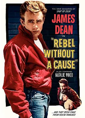 Rebel Without A Cause James Dean Movie Poster Film A4 A3 Art Print Cinema • £9.31
