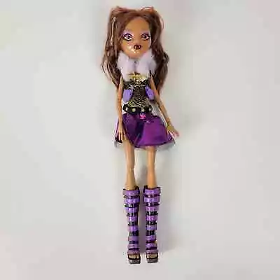 Monster High Doll Clawdeen Ghouls Alive! Wolf Mattel 10.5  Tall SOUND Works • $32