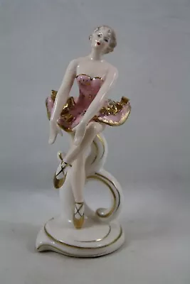 Vintage Made In Japan Ballerina In Pink Tutu Figurine • $20.99