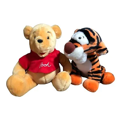 Disney Winnie The Pooh & Tiger Plush Disney Classic 12” Pooh & Tiger Stuff • $19.95