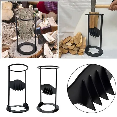 Firewood Kindling Splitter Racker Manual Log Splitter Wedge Log Splitting Tools • £8.82