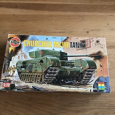 Airfix 01304 1:72 Scale Churchill MK VII Tank Plastic Model Kit • £6.89