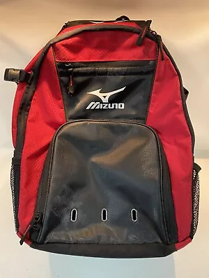 Mizuno Organizer OG5 Backpack Baseball/Softball Bag Shocking Red/Black • $31.47