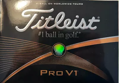 Titleist Pro V1 Golf Ball With Chevrolet Logo ( 1 Dozen New) • $44.95