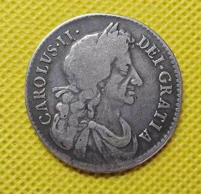1683 Halfcrown Charles II British Silver Coin  • £339