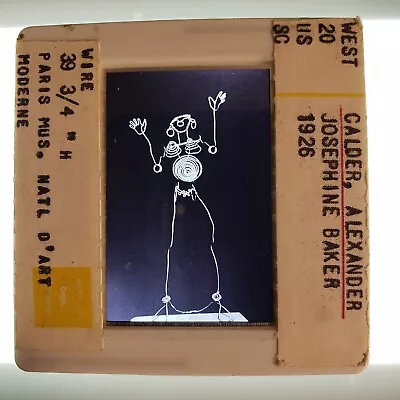 Alexander Calder Josephine Baker 1926 Art 35mm Glass Slide • $15