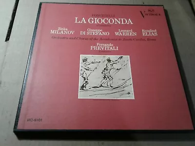 Ponchielli-la Gioconda-milanov-original Rca Victrola Vic-6101-3 Vinyl Box Set • $10