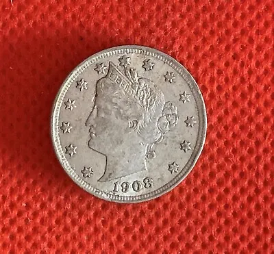 $29.90 • Buy Liberty Head V Nickel 1908-P (Lot #GLN-71a)