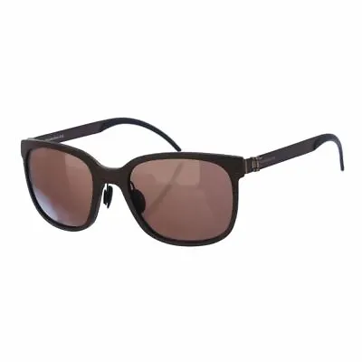 £73.03 • Buy Mercedes-Benz Style Men's Rectangle Sunglasses M7005 A Braun Wood Look / Braun