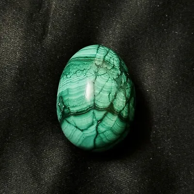 Amazing Green Malachite Egg For Healing - HIGH QUALITY - 100 Gms -MAL04 • $41