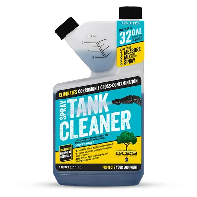 New Ike's Farm Tank Cleaner Tank Sprayer Concentrate Cleaner 32 Oz. Bottle. • $9.95