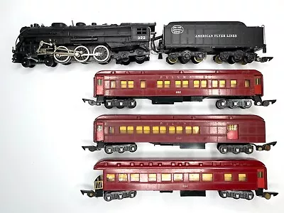 Vintage American Flyer S Gauge 1948 #4613A NYC Passenger Set - Missing #652 • $350