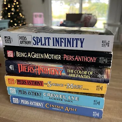 $12 • Buy Piers Anthony Lot Of 6 Paperback Books Science Fiction Apprentice  Xanth