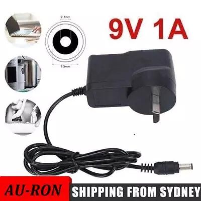 AU Plug DC 9V 1A Switching Power Supply Adapter Converter Charger AC 100-240V • $11.58