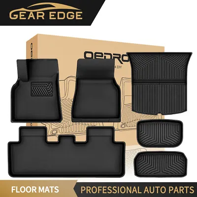 For Tesla Model Y 2020-2024 TPE Floor Mats All Weather Waterproof Floor Liners • $85.99