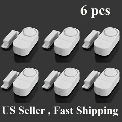 6 Pcs  WIRELESS Home Window Door Burglar Security ALARM System Magnetic Sensor • $9.79