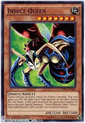 DPBC-EN026 Insect Queen 1st Edition Mint YuGiOh Card • £0.99