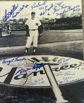 Mickey Mantle Yankees 14 Signed Autographed Home Run Pitchers 8x10 1 Of A Kind! • $89.99