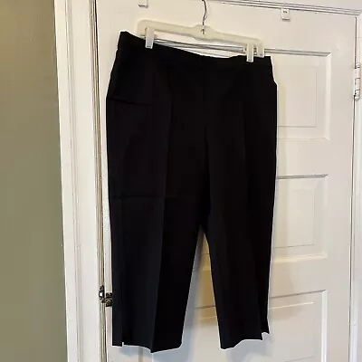 Isaac Mizrahi Live! Women's Capri Pants 16T 16  Inseam Black New Cute • $14