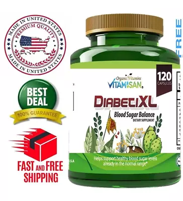 Organic VITAMINS Capsules Strength Highest Potency Blood Sugar Support • $14.99