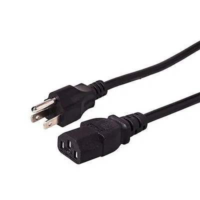 3 Prong Replacement AC Power Cord Cable US Plug For PC Desktop Dell XBox Cisco • $1.99